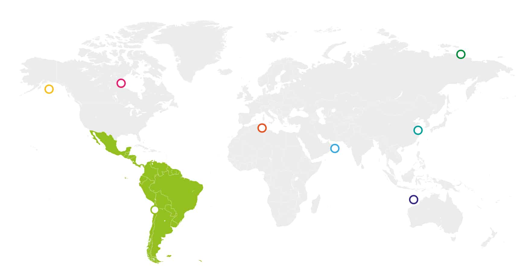 spedizioni internazionali Sud America