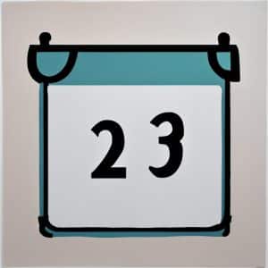 Calendario Just in time